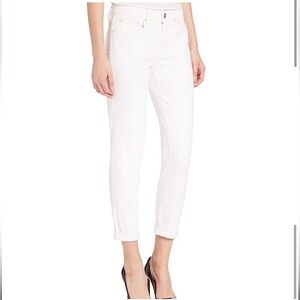 Vince Mason Relaxed Rolled Cuff white Jean Size 27